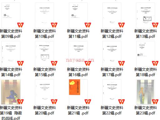 新疆文史资料 24辑