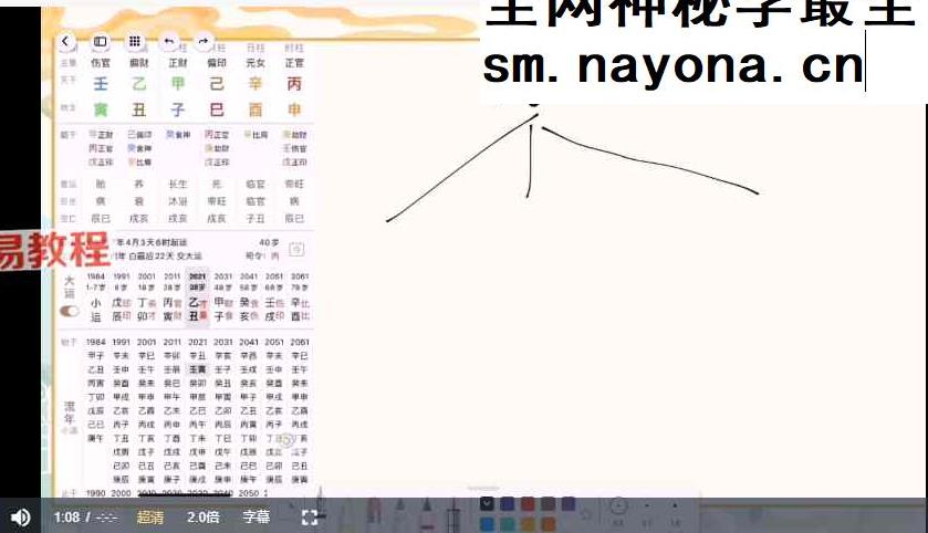 李宸安《盲派八字》49集视频