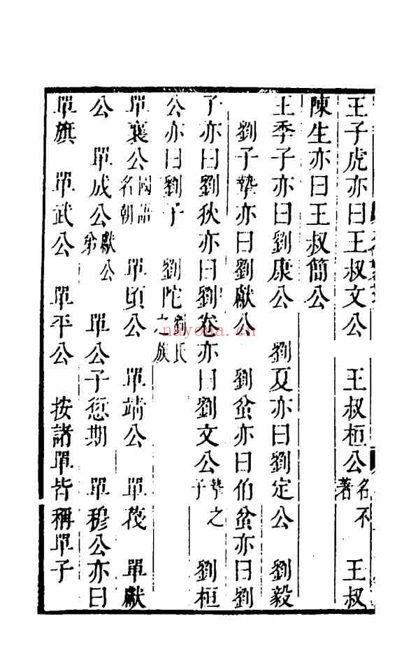 C0494_姓氏研究_春秋左传姓名同异考+.pdf[地方藏谱] - 家谱