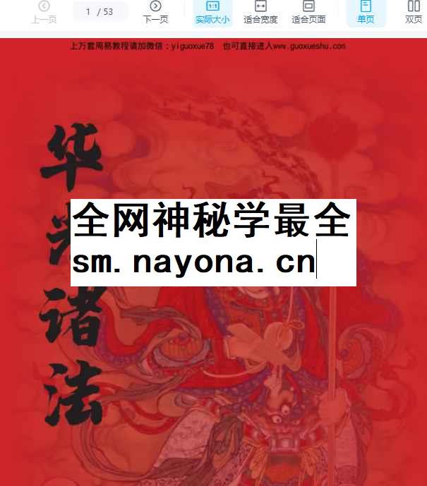 2512228海南华光法《华光诸法秘传》53页电子版Y插图