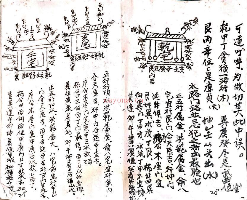 《杨公秘授修造坟宅吉凶图诀》71页双页版 国学古籍 第4张-古籍汇典 《杨公秘授修造坟宅吉凶图诀》71页双页版 国学古籍 第4张