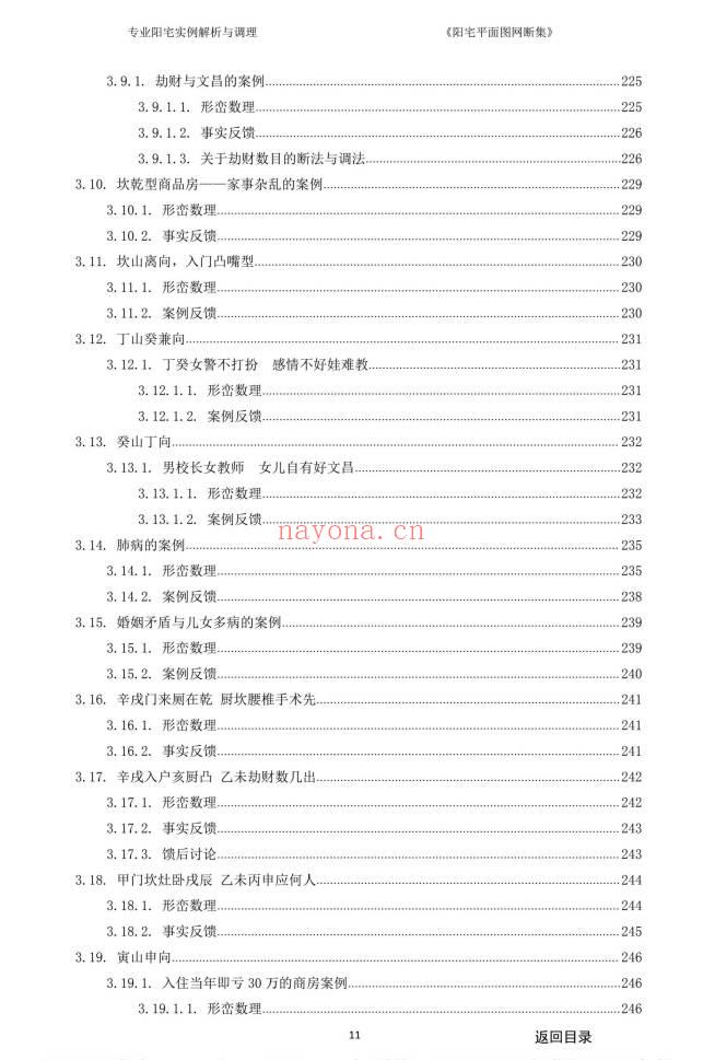 《阳宅平面图网断集》很多阳宅风水案例.380页.PDF电子版