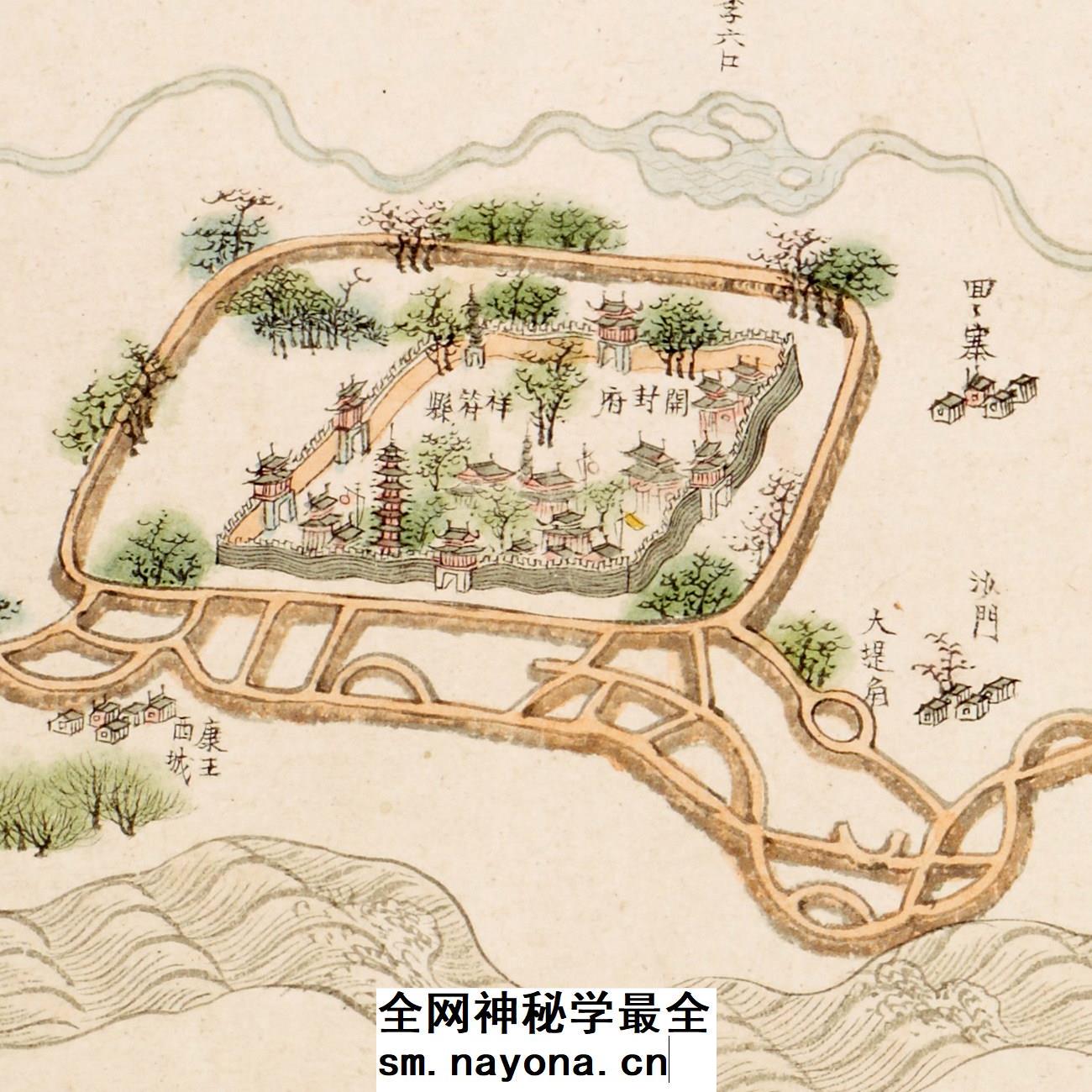 【舆图】清代黄河流域河工沿岸城镇图全黄图长卷4张(康熙42年)