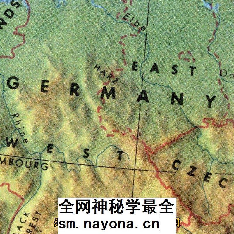 地球俯瞰视角50年代世界各大州板块海陆人文高清图50幅高清电子版