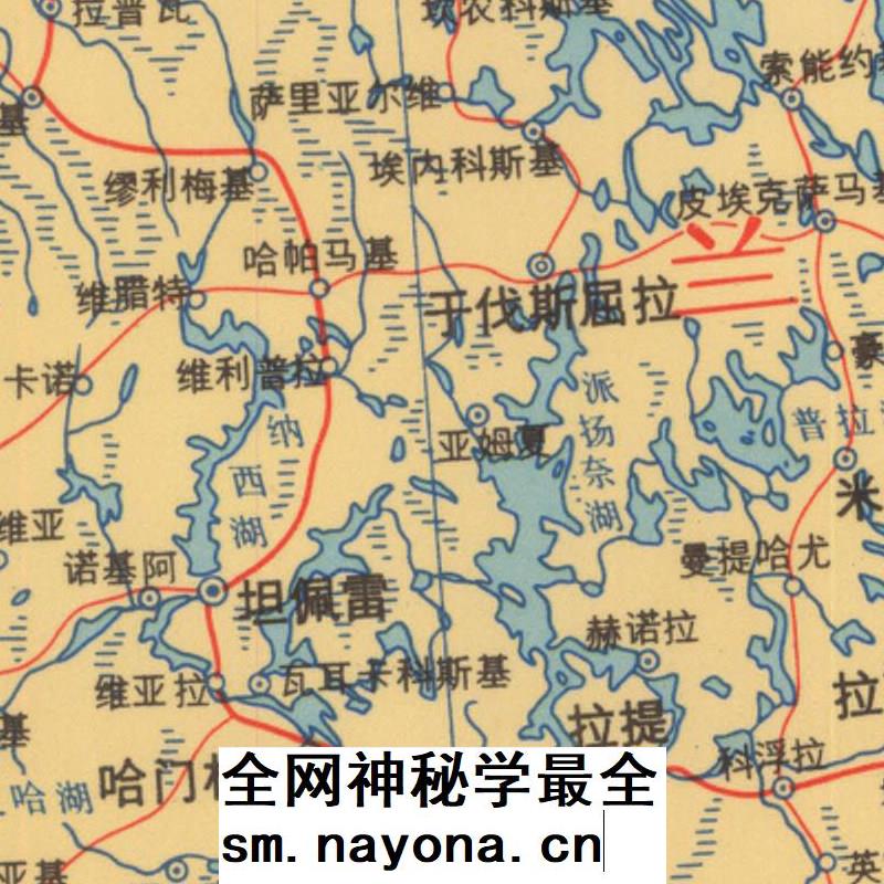 【舆图】苏联解体前欧洲地图 高清全图(1975年)