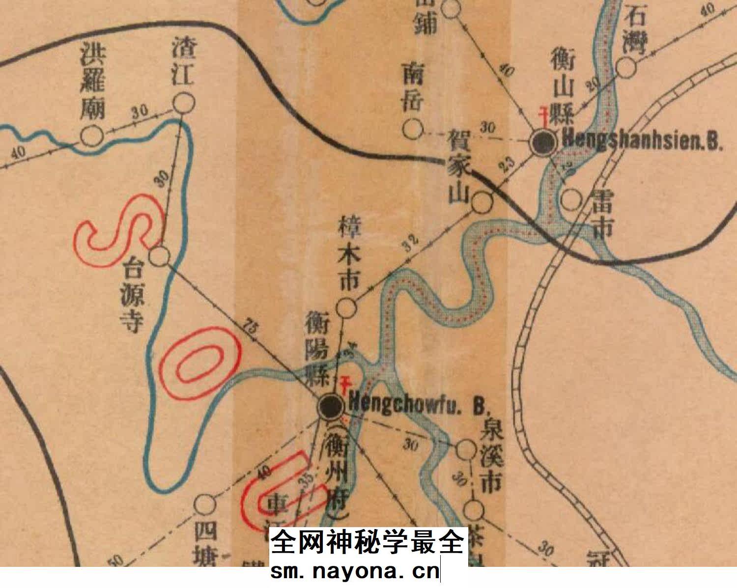 1917年湖南邮政全图历史地理资料 晚清民国老地图高清图片素材jpg