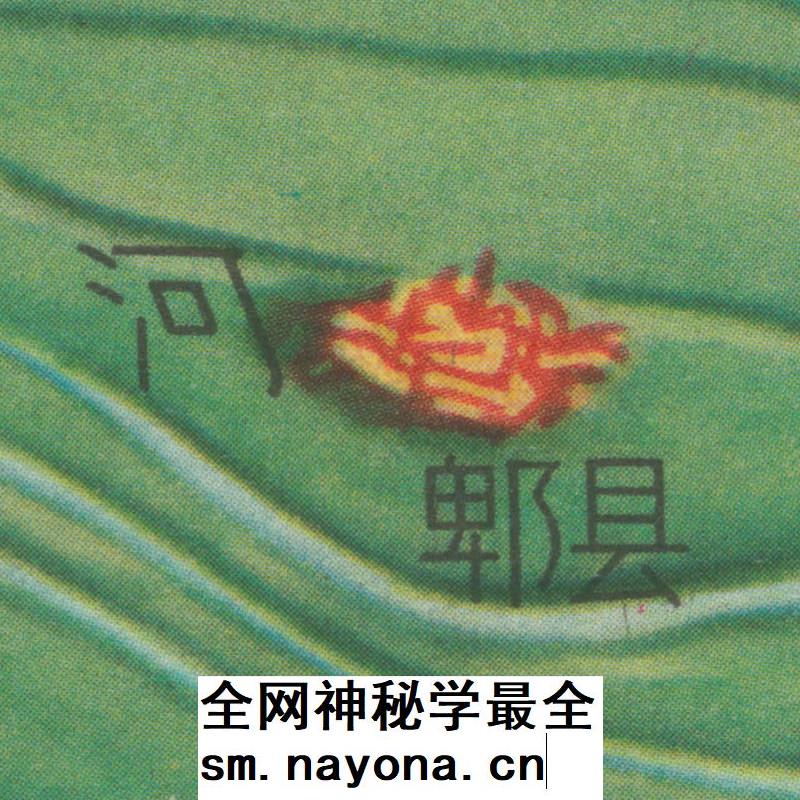 【舆图】1957年成都平原水利鸟瞰地图都江堰灌溉流域装饰画素材