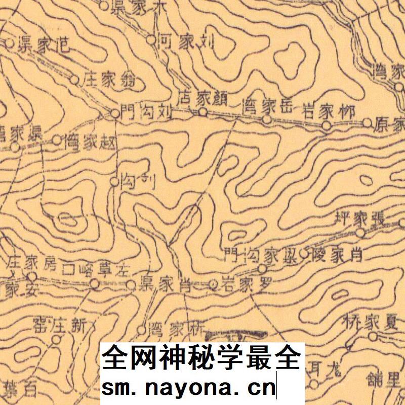73张 民国20年 1931年山东河北山西甘肃鲁冀晋甘1比30万地形图
