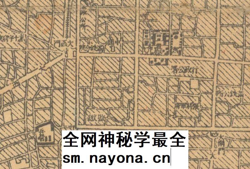 【舆图】1931年奉天近郊地图 沈阳市老地图 民国20年 JPG图片