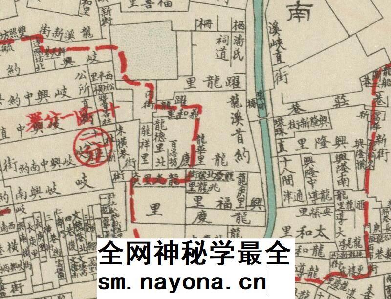 【舆图】民国1924年广州市马路全图电子版老地图高清电子图片jpg