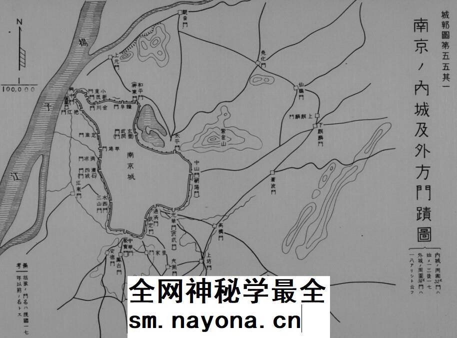 【舆图】日本军部编中国主要城镇城墙城门布局图(1940本)