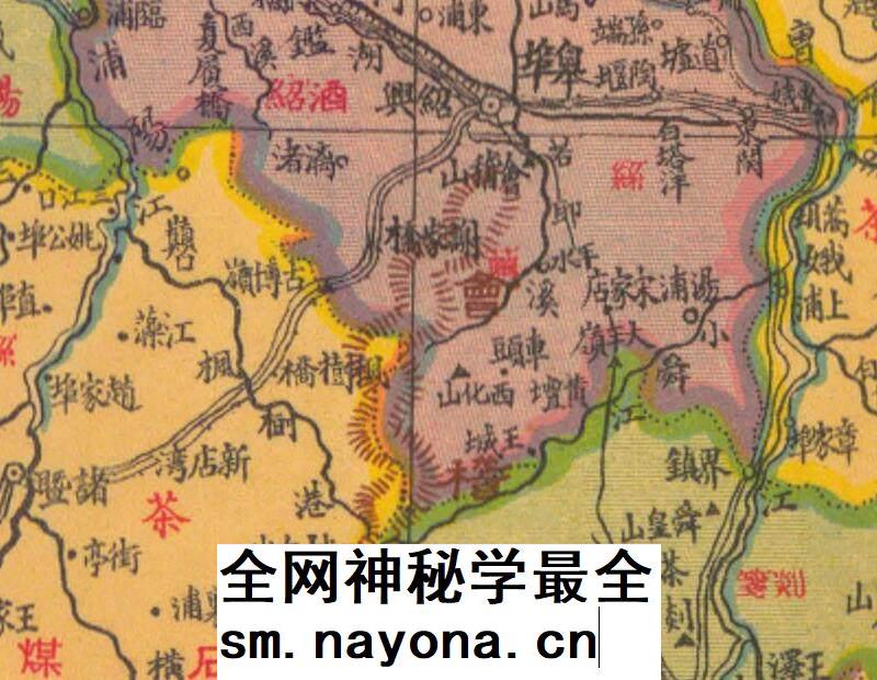 【舆图】1927年浙江明细地图 民国16年浙江省分县老地图