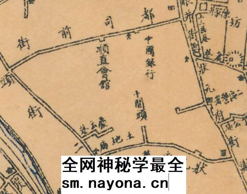 【舆图】1926年南昌江西省城内外全图 民国15年南昌老地图 jpg