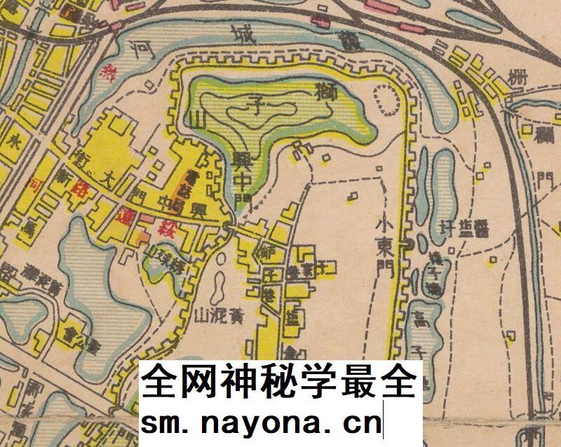 【舆图】1934年新南京地图 战前南京老地图 民国23年 电子图片