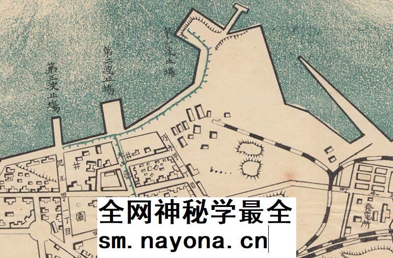 【舆图】1904年大连老地图青泥洼市街全图高清图片 电子版地图jpg