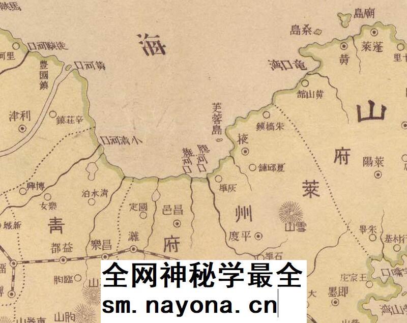 民初1915年山东省青岛市街图 电子版青岛老地图 高清图片素材JPG
