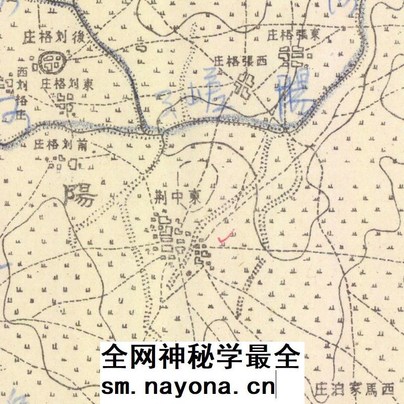 428张民国1930年前后山东省电子版老地图1比5万地形图高清图片jpg