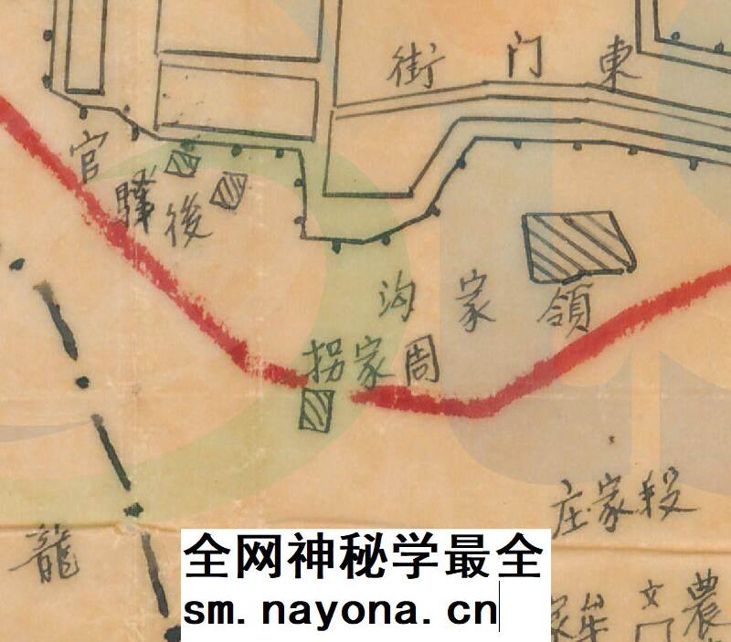 【舆图】1941年兰州市扩划市区略图 民国兰州市城市规划老地图