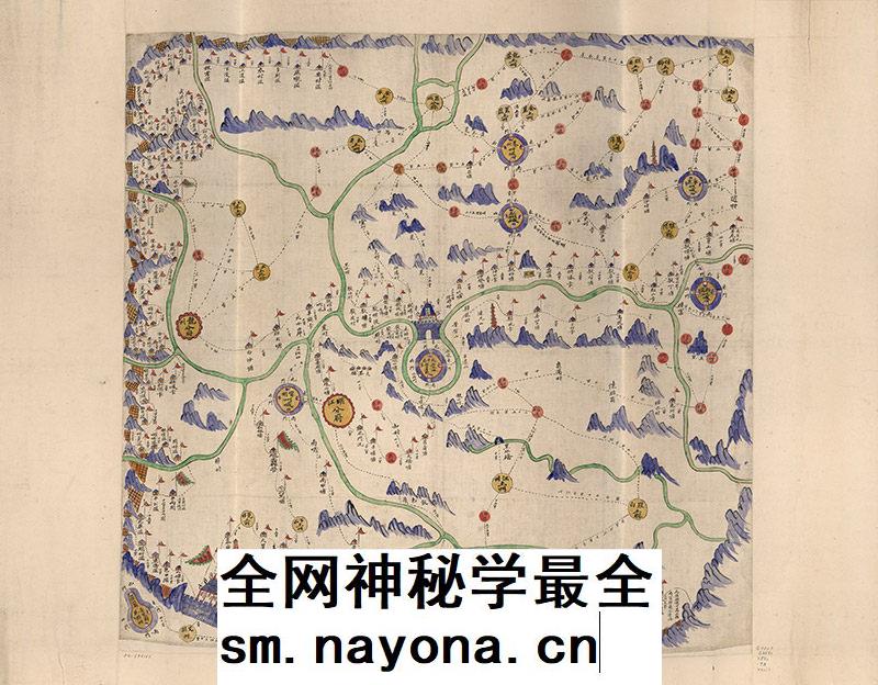 【舆图】1886年广西崇左老地图 太平府关隘道路城镇 电子高清图片