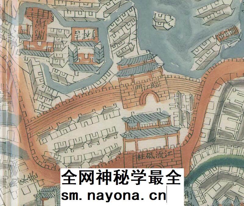 舆图司 1886年 重庆府治非全图 晚晴民国明朝历史老地图高清图片