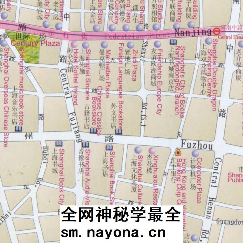 【舆图】1999年上海市旅游地图 2张电子图片JPG