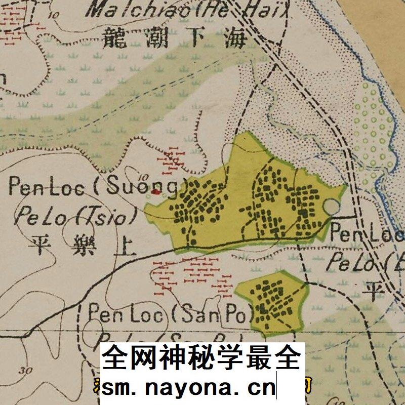 【舆图】1900年清末广州湾地图12张高清JPG电子图片