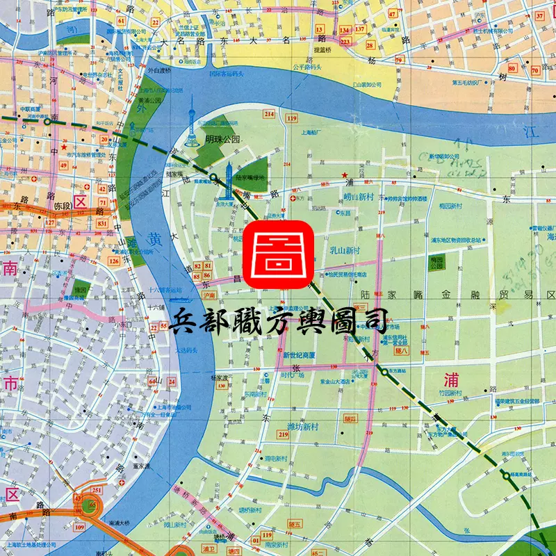 【舆图】1999年上海中心城区图 90年代上海老地图 电子图片素材 主图 【舆图】1999年上海中心城区图 90年代上海老地图 电子图片素材 主图