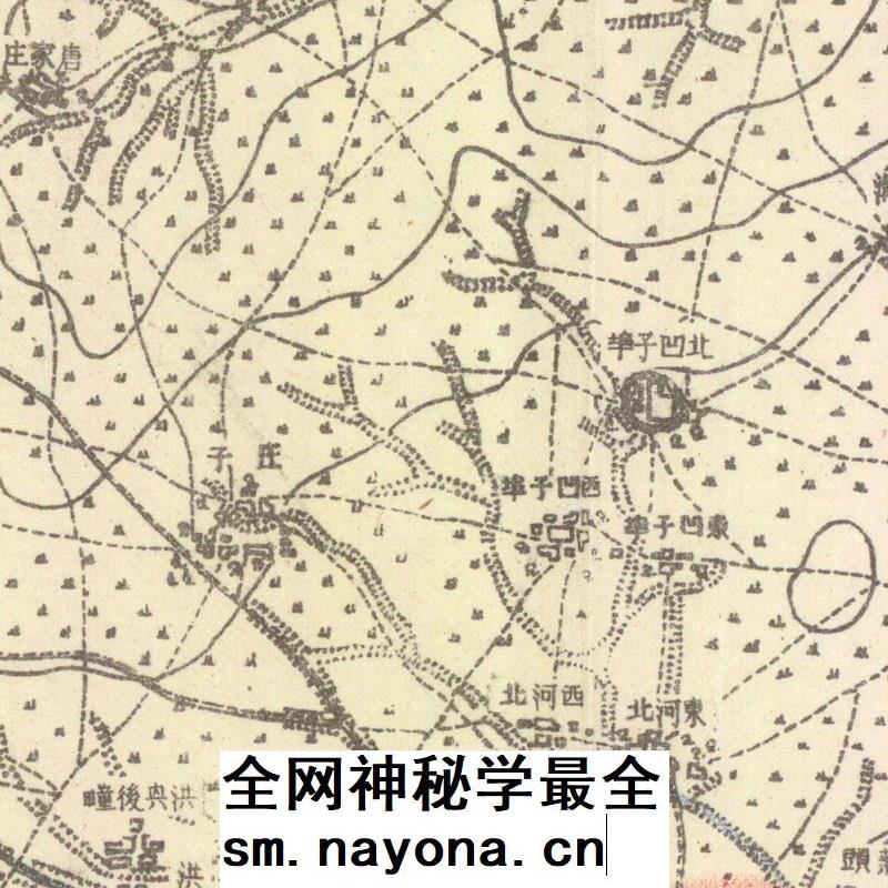 428张民国1930年前后山东省电子版老地图1比5万地形图高清图片jpg