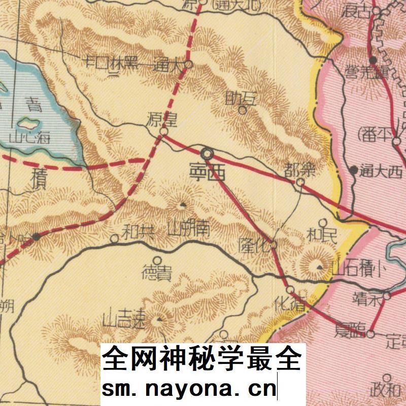 【舆图】1941年民国新地图 民国30年分省行政版图