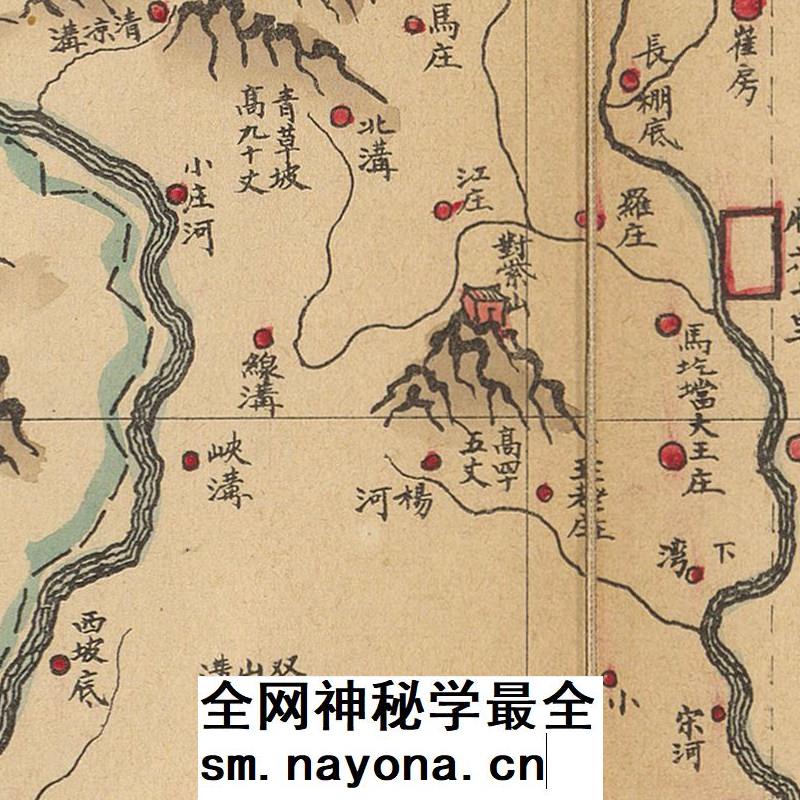 【舆图】1892-1895年清朝南阳县老地图