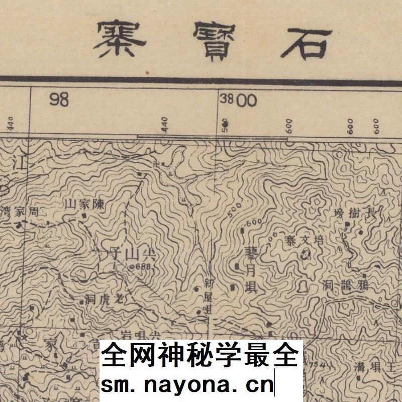 民国四川省1比5万陆测地形图老地图集 297幅图 电子版图片
