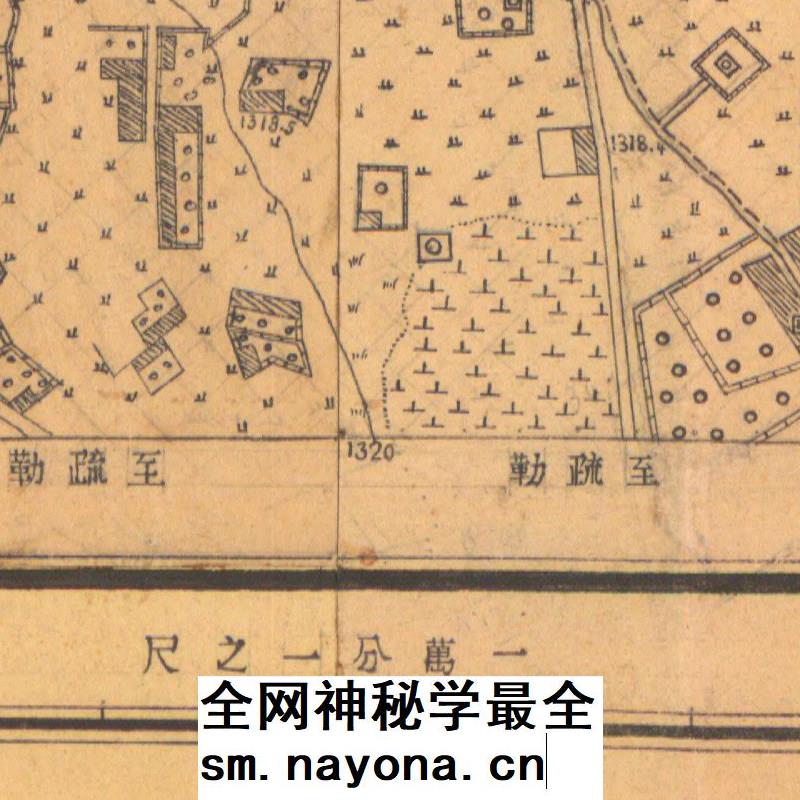 11张 民国36年 1947年1:1万新疆重要城市地形图 电子图片
