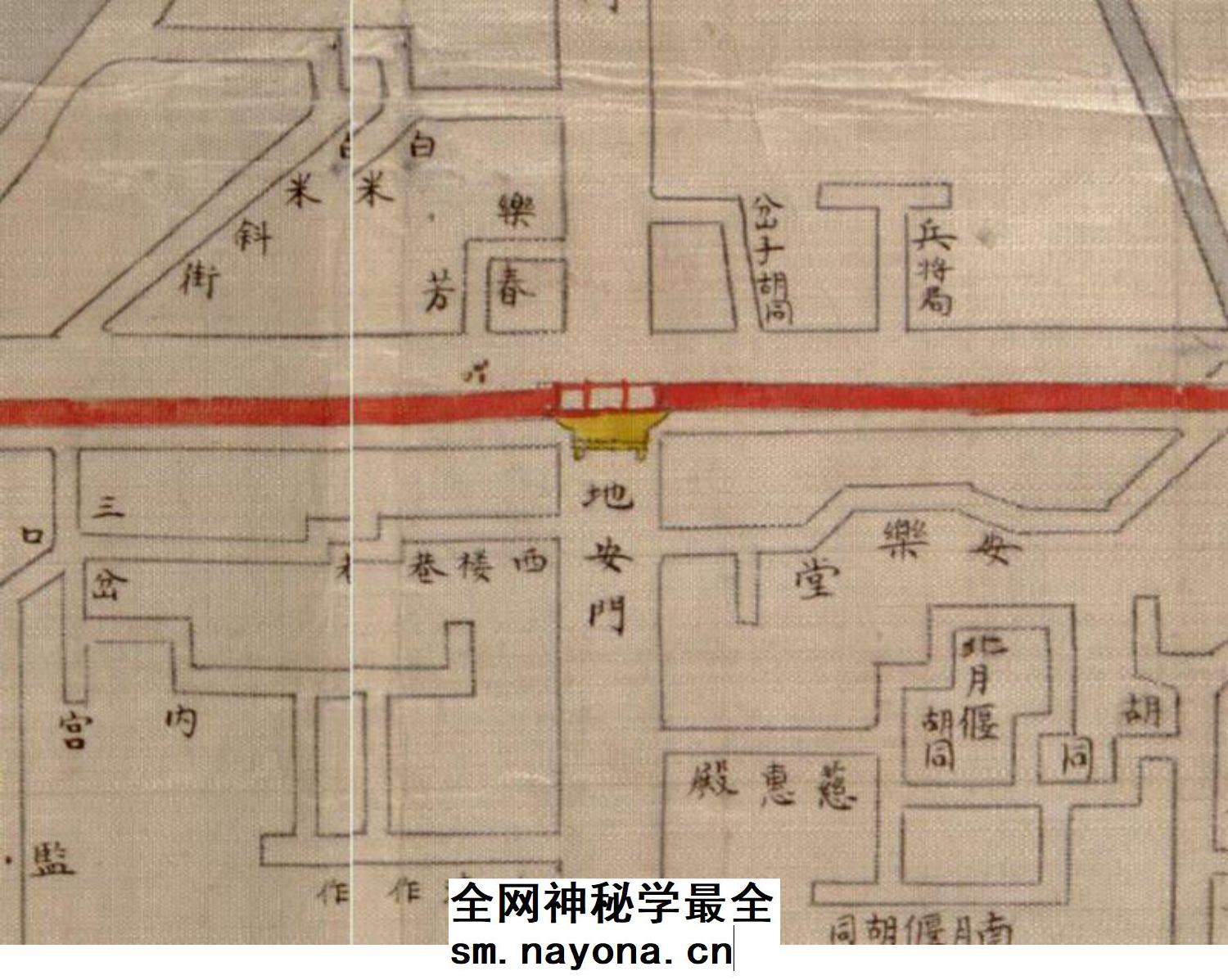 【舆图】1900年京师九城全图老北京地图历史地理资料高清图片素材