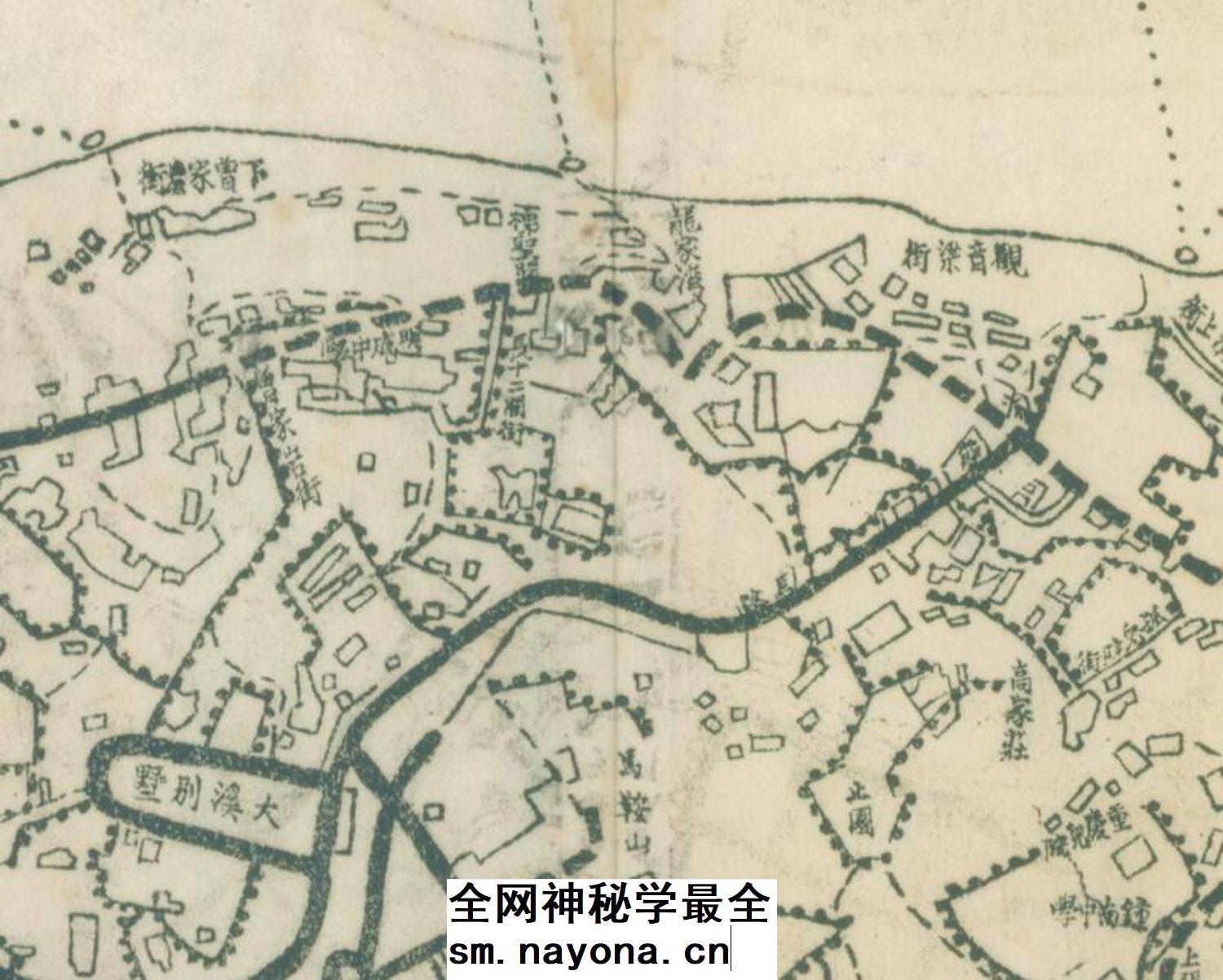 【舆图】1941年重庆旅游图旅行指南社版晚清民国明朝历史地图高清