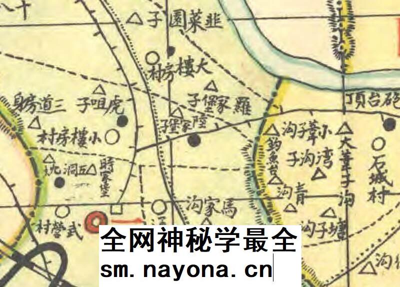 民国1931年东港市全图电子版老地图 高清图片JPG历史变迁资料