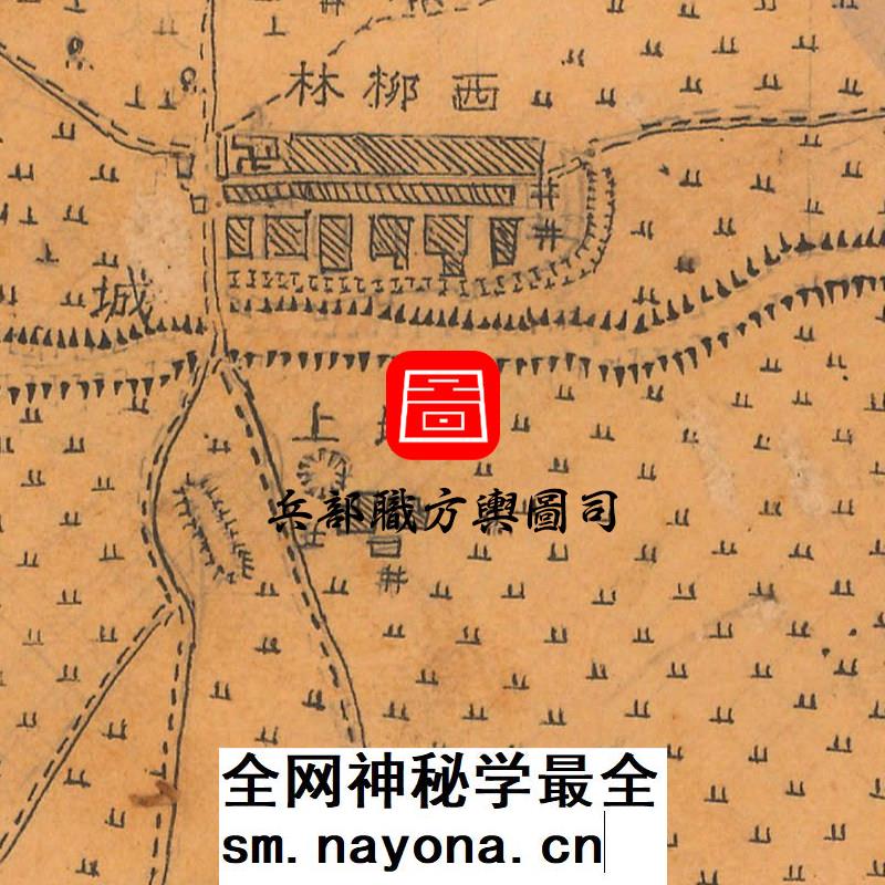 【舆图】1947年河南省开封县城厢图 开封民国老地图 JPG图片