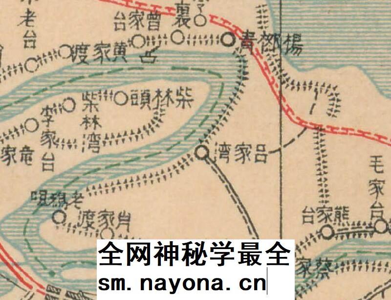 舆图司 1936年 武汉市汉阳县图 晚晴民国老地图 高清图片