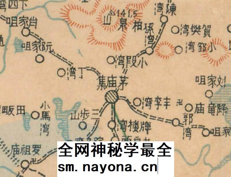 舆图司 1936年 武汉市汉阳县图 晚晴民国老地图 高清图片