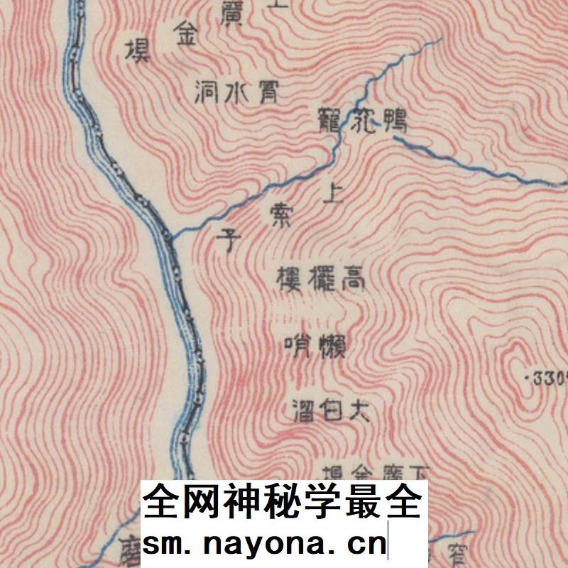 69张 民国23年1934年左右西康省1:10万地形图 参谋本部四川陆测局