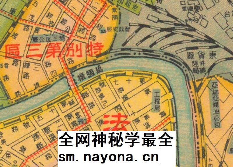 【舆图】1947年前天津老地图电子高清图片素材jpg历史地理资料