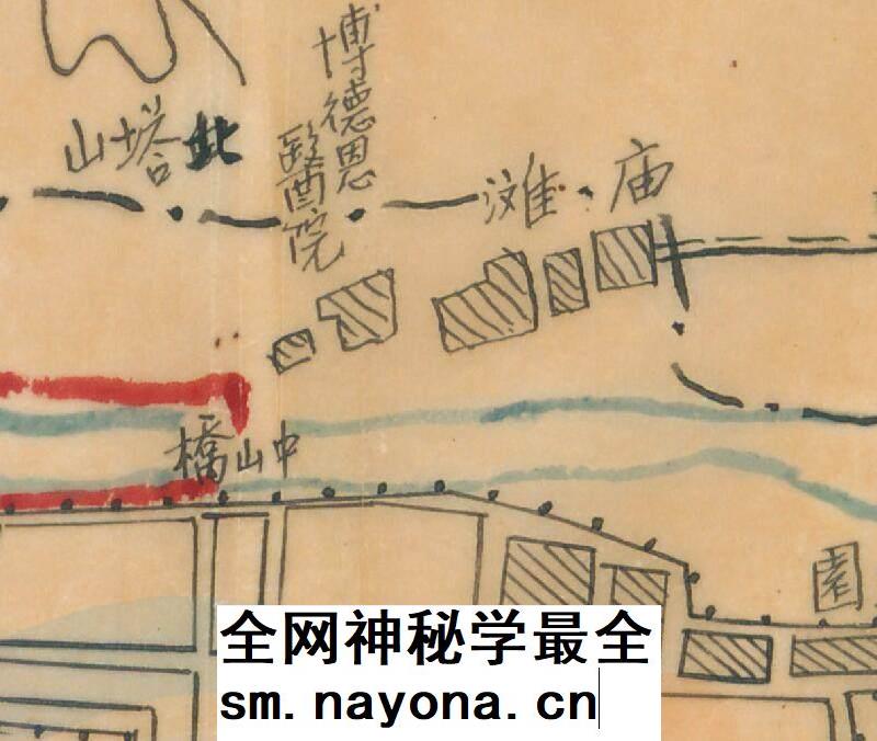 【舆图】1941年兰州市扩划市区略图 民国兰州市城市规划老地图