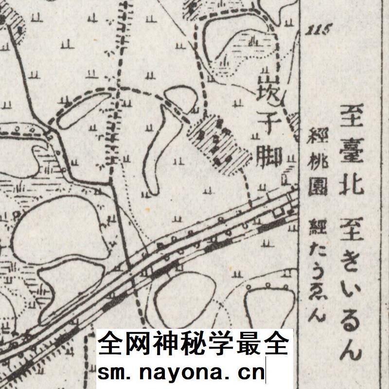 【舆图】日绘台湾省等高线地形133张 1:2.5万（1926年本