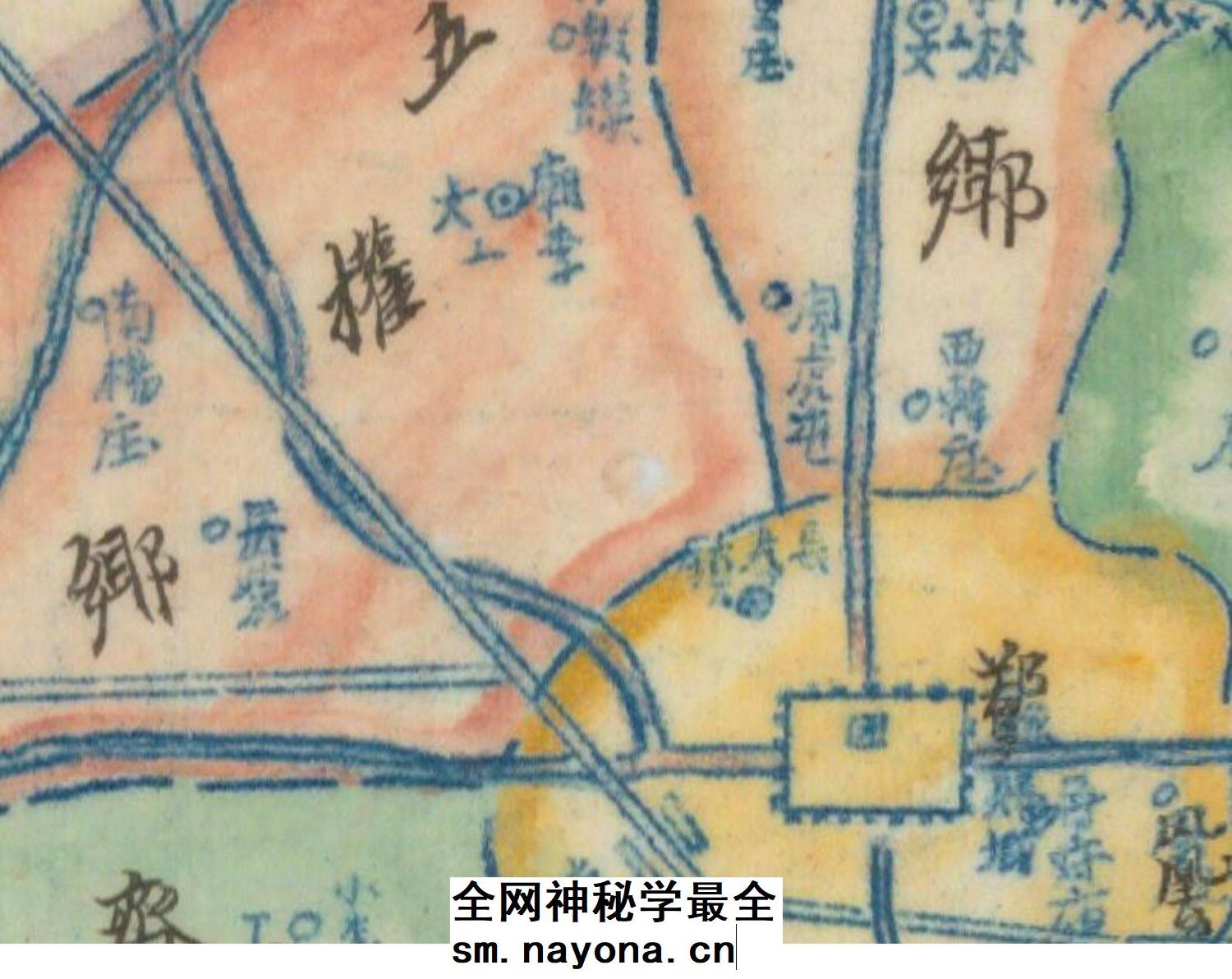 【舆图】1942年河南省郑州市郑县图晚清民国明朝历史老地图高清图