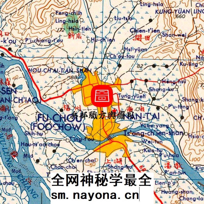 【舆图】美绘福建局部地理地形交通高清图13张（民国古本）
