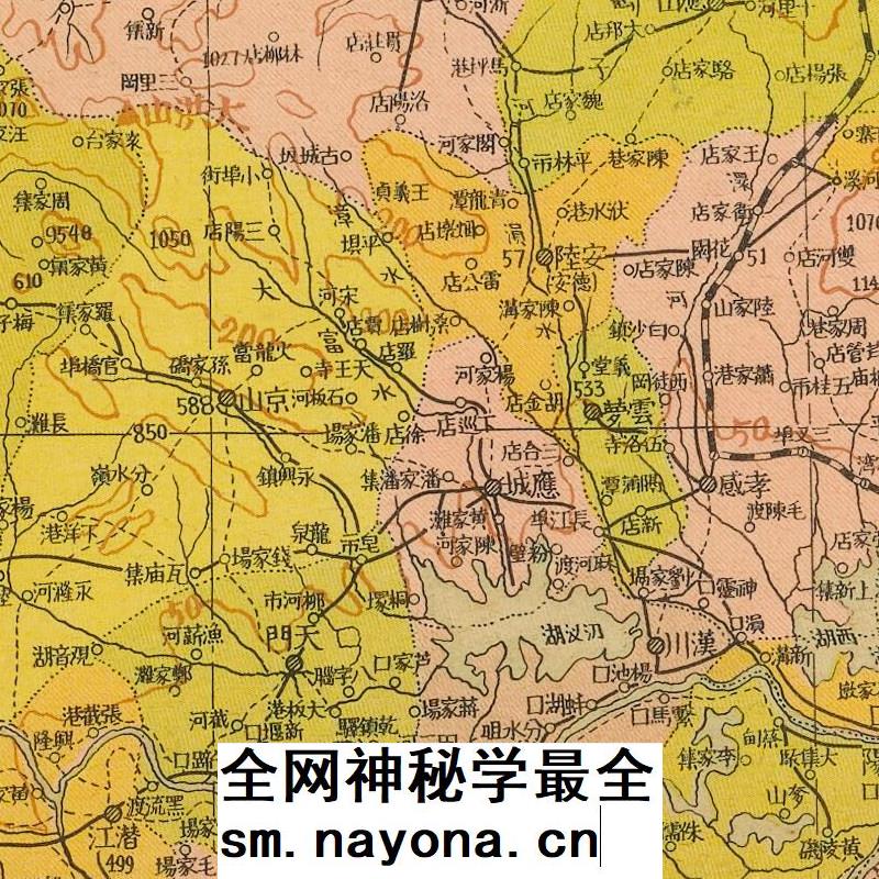 【舆图】民国25-26年 1936-1937年湖北明细分县老地图 电子图片