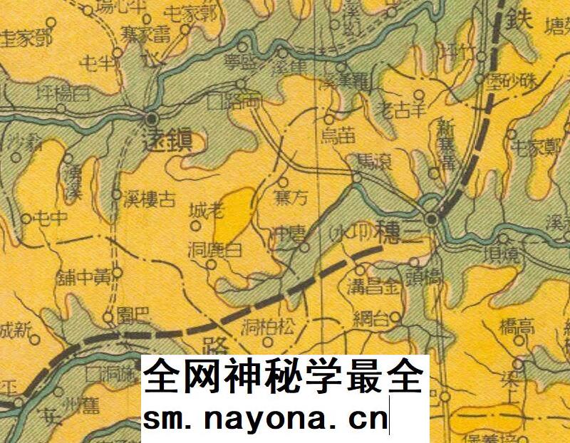 1948年贵州省图 贵州省老地图 电子图片非实物1张JPG