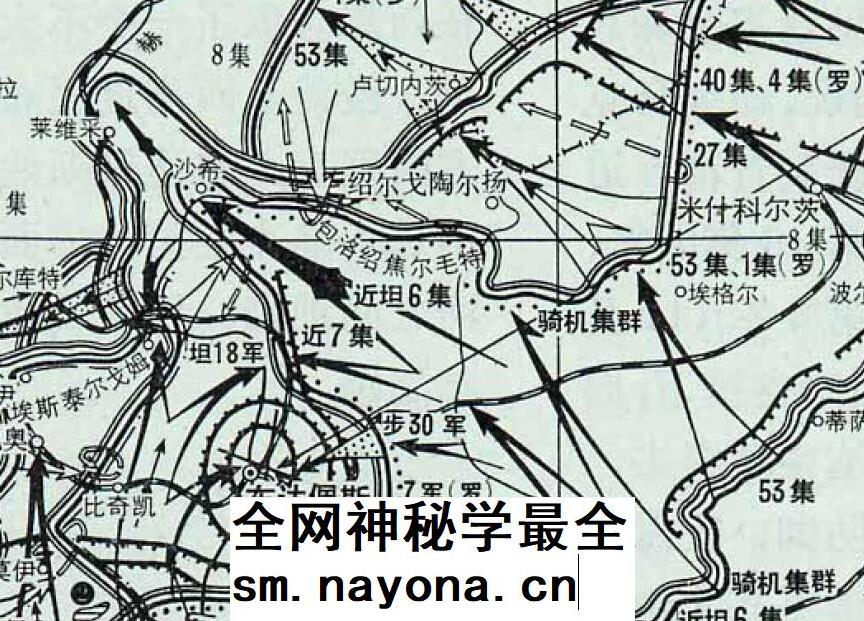 【舆图】二战苏德战争战役形势图180张、含1张苏联出兵东北图