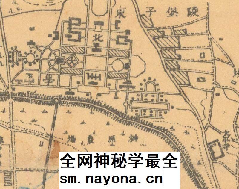 【舆图】1931年奉天近郊地图 沈阳市老地图 民国20年 JPG图片
