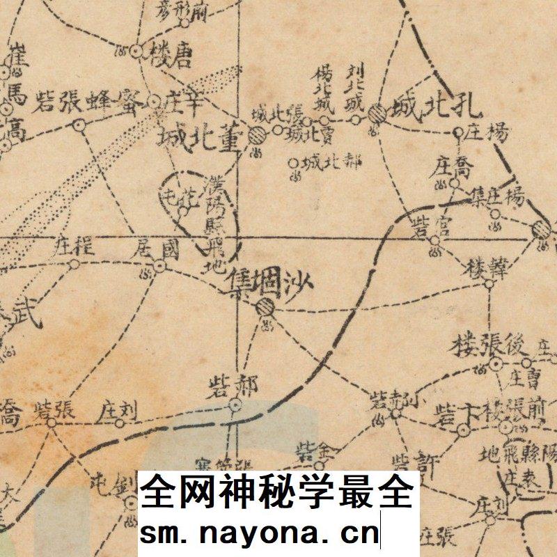 【201张】1934年 民国河北省各县城详细老地图 120个县城厢图