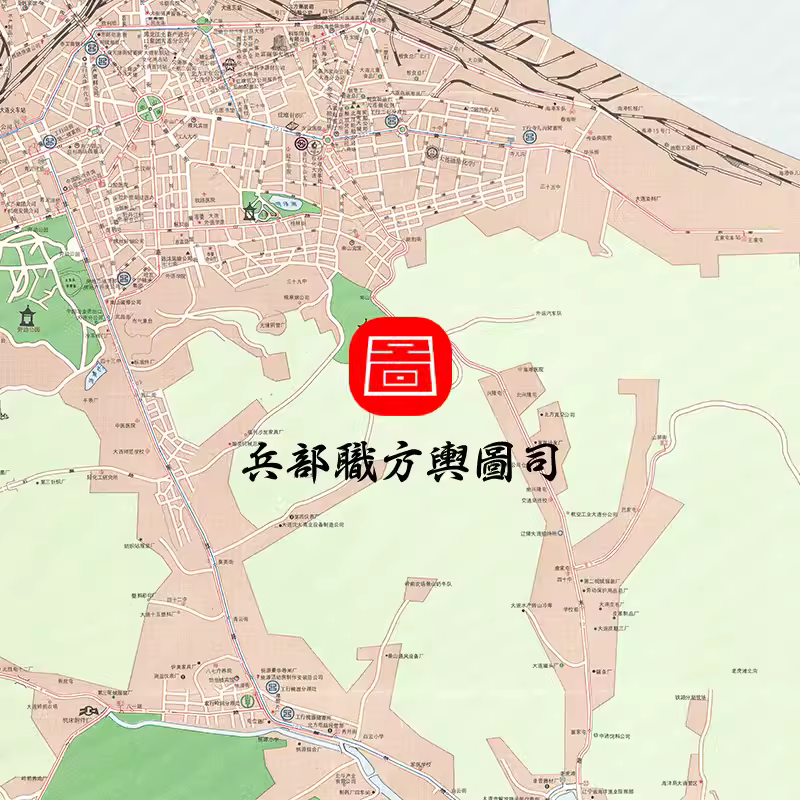 【舆图】1990年大连市城区工商企业图90年代大连企业工厂示意图 主图 【舆图】1990年大连市城区工商企业图90年代大连企业工厂示意图 主图